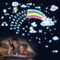 Glow-in-the-Dark Rainbow & Unicorn Wall Decals – Removable Stickers for Girls’ Bedroom & Nursery